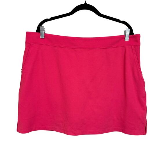 Vineyard Vines Skort XL Pink Athleisure Performance Golf Tennis Moisture Wicking